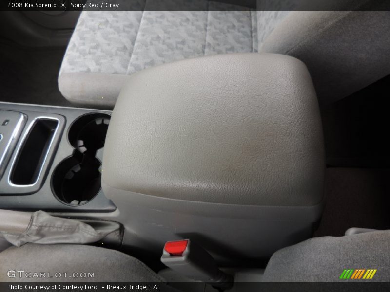 Spicy Red / Gray 2008 Kia Sorento LX