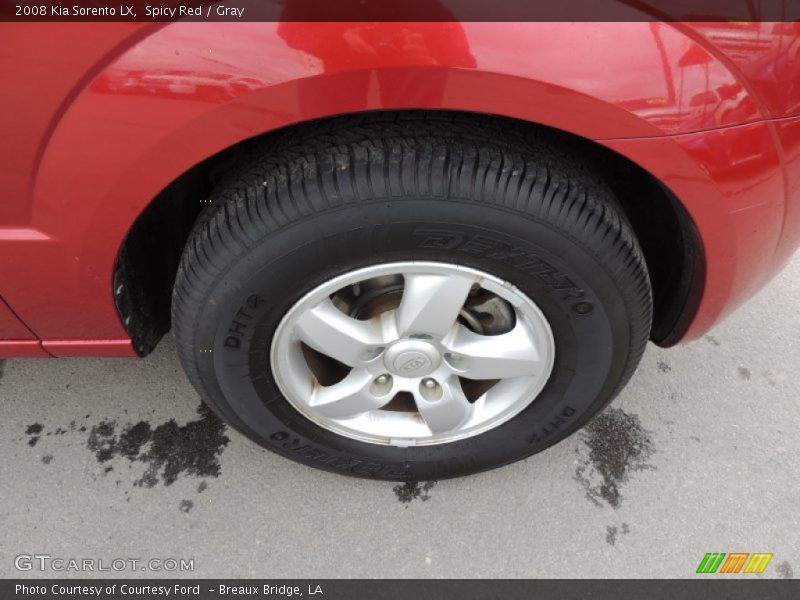 Spicy Red / Gray 2008 Kia Sorento LX