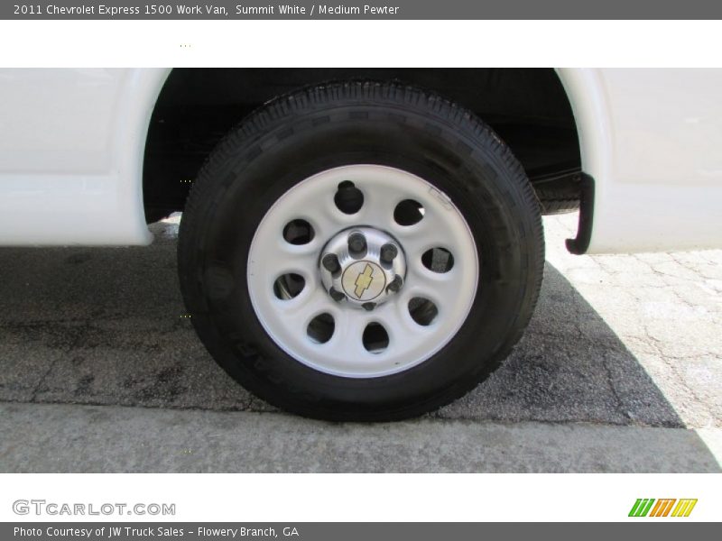 Summit White / Medium Pewter 2011 Chevrolet Express 1500 Work Van