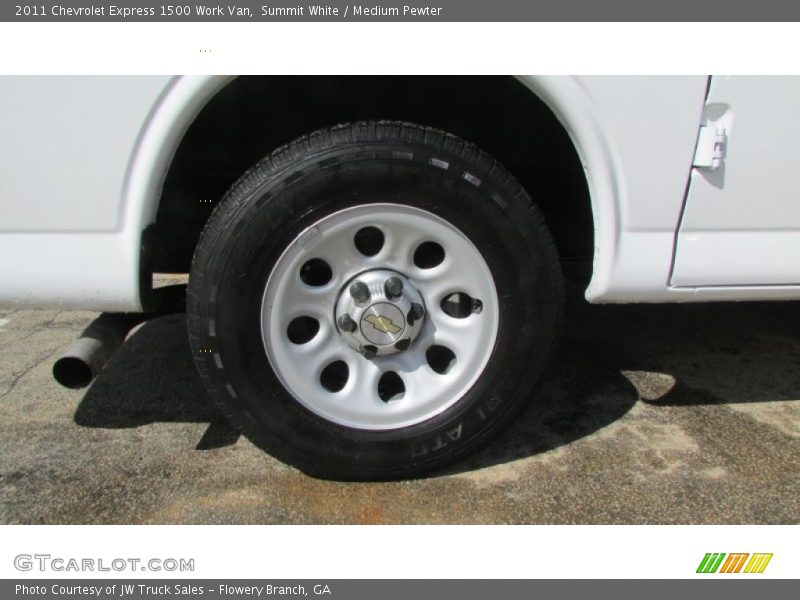 Summit White / Medium Pewter 2011 Chevrolet Express 1500 Work Van