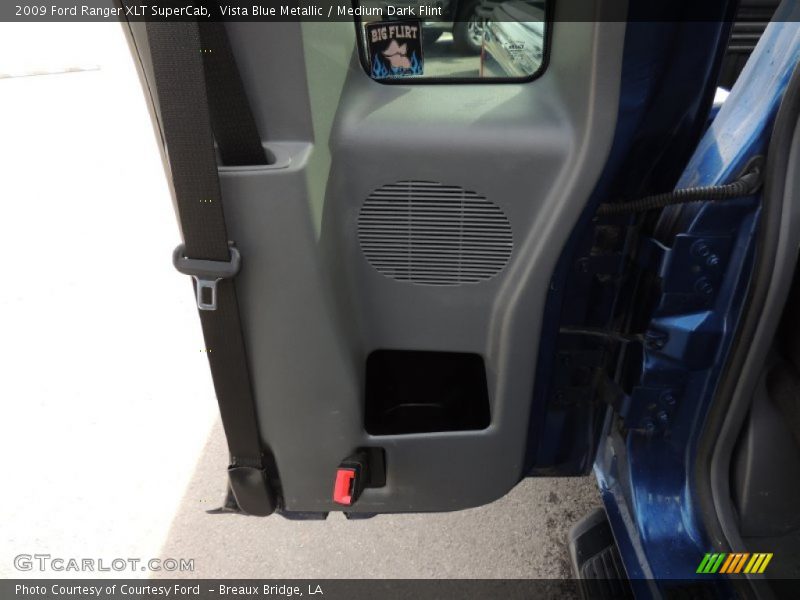Vista Blue Metallic / Medium Dark Flint 2009 Ford Ranger XLT SuperCab