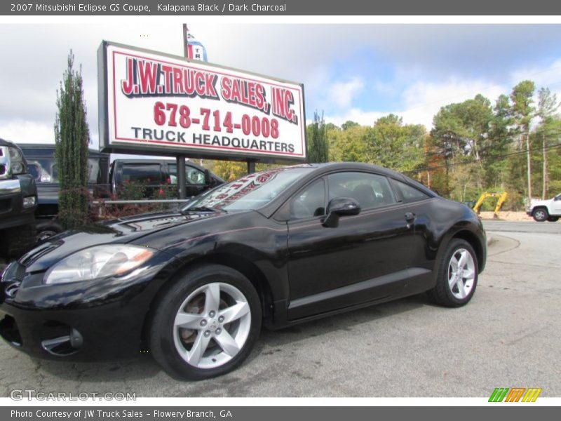 Kalapana Black / Dark Charcoal 2007 Mitsubishi Eclipse GS Coupe