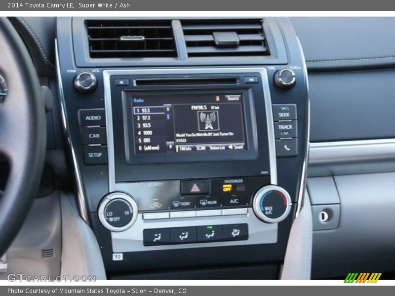 Super White / Ash 2014 Toyota Camry LE