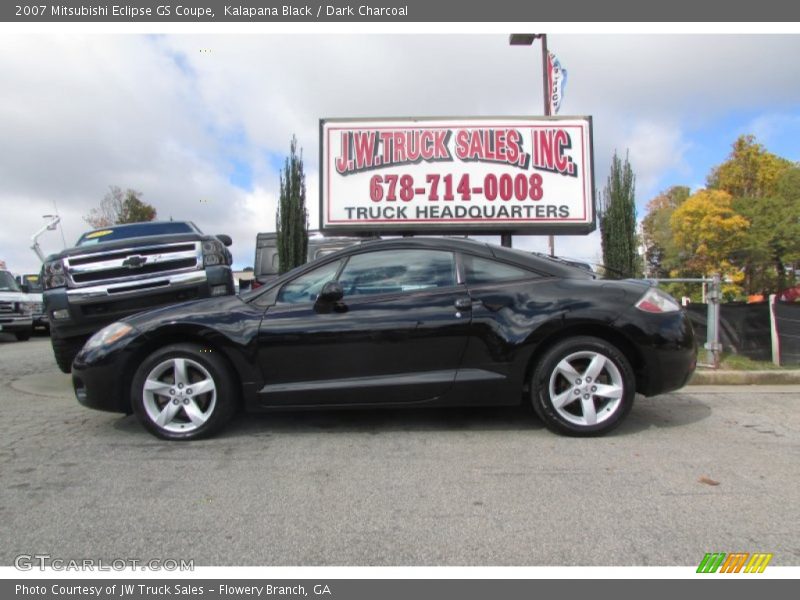Kalapana Black / Dark Charcoal 2007 Mitsubishi Eclipse GS Coupe