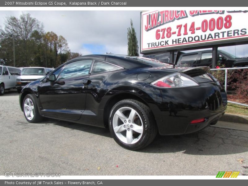 Kalapana Black / Dark Charcoal 2007 Mitsubishi Eclipse GS Coupe