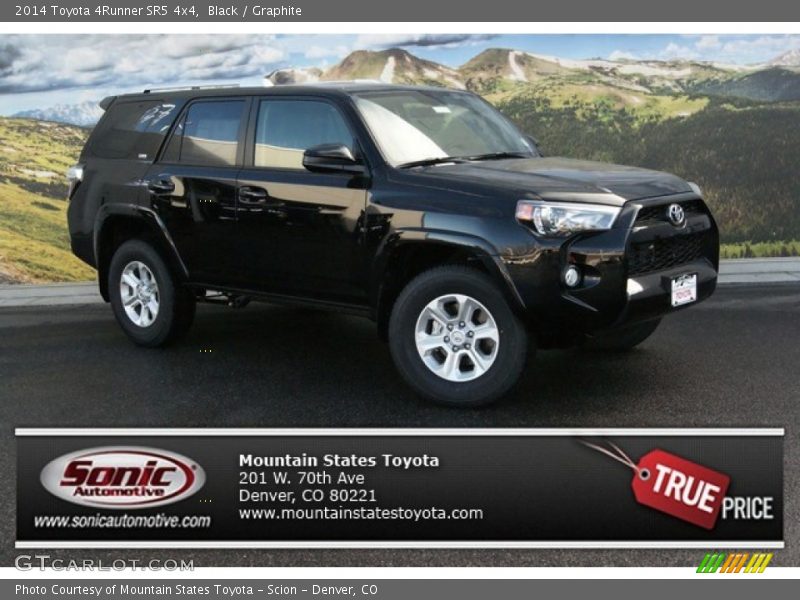 Black / Graphite 2014 Toyota 4Runner SR5 4x4
