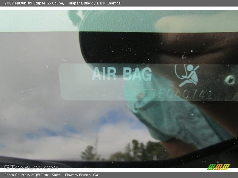 Kalapana Black / Dark Charcoal 2007 Mitsubishi Eclipse GS Coupe