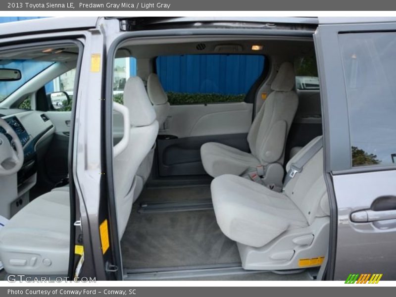 Predawn Gray Mica / Light Gray 2013 Toyota Sienna LE