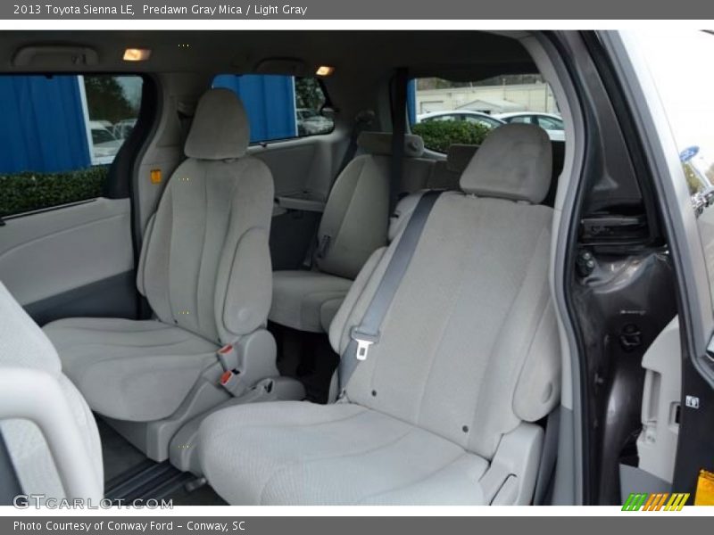 Predawn Gray Mica / Light Gray 2013 Toyota Sienna LE