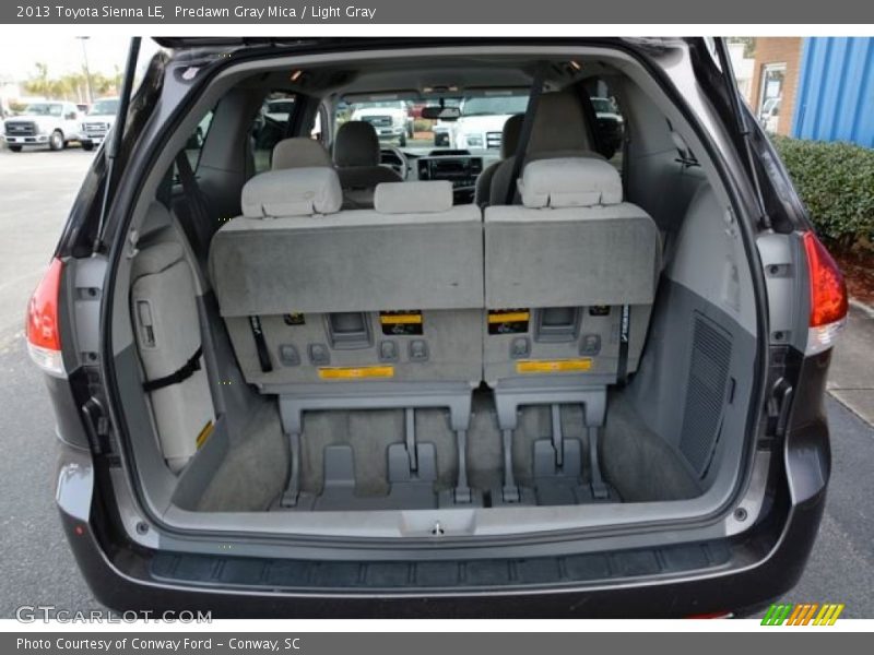 Predawn Gray Mica / Light Gray 2013 Toyota Sienna LE