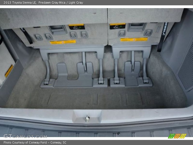 Predawn Gray Mica / Light Gray 2013 Toyota Sienna LE