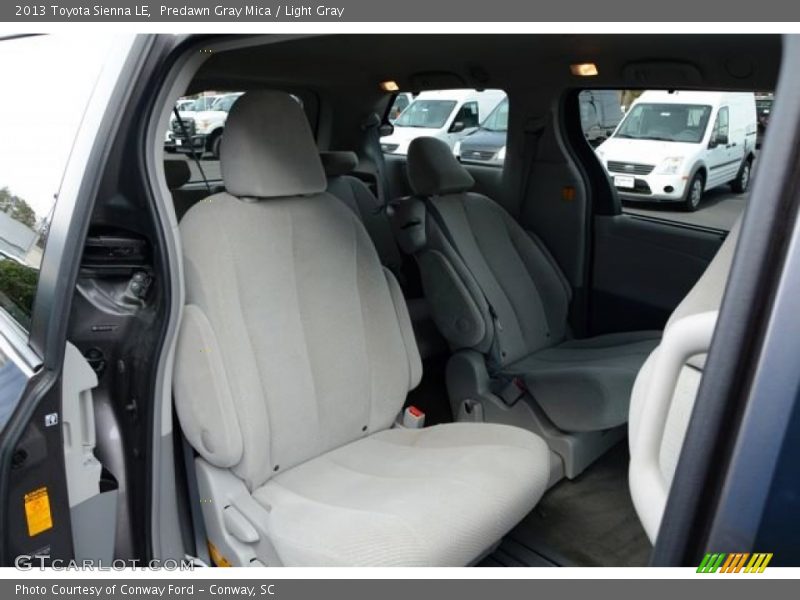 Predawn Gray Mica / Light Gray 2013 Toyota Sienna LE