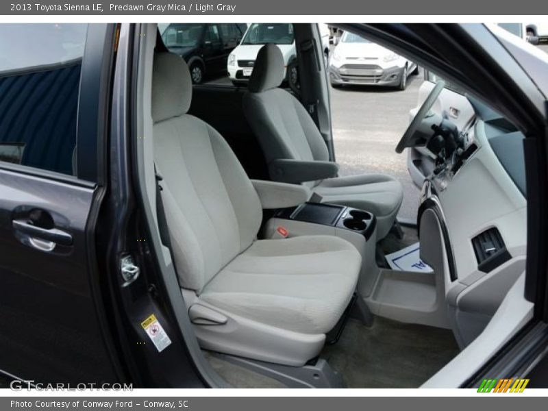 Predawn Gray Mica / Light Gray 2013 Toyota Sienna LE