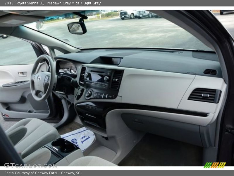 Predawn Gray Mica / Light Gray 2013 Toyota Sienna LE
