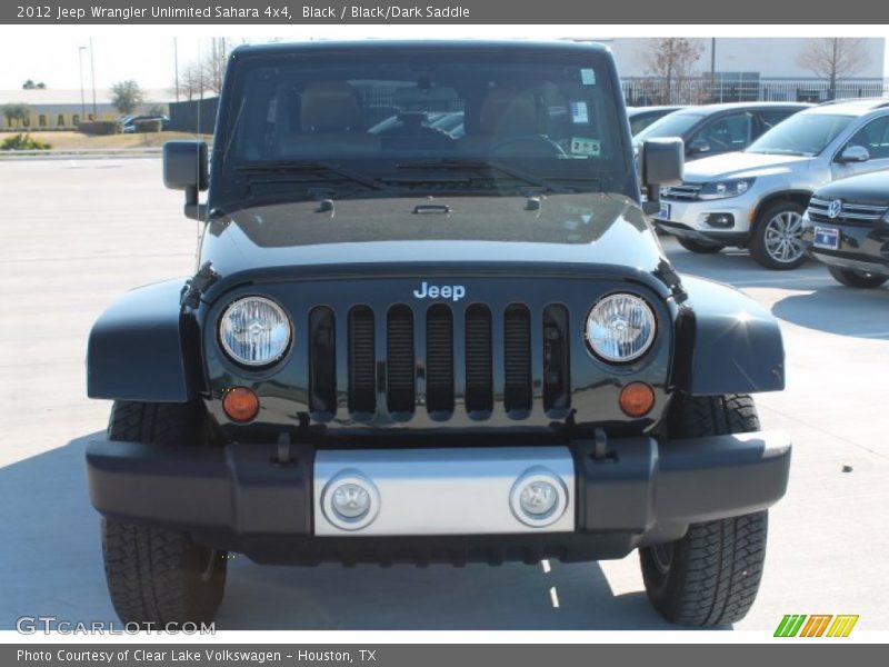Black / Black/Dark Saddle 2012 Jeep Wrangler Unlimited Sahara 4x4