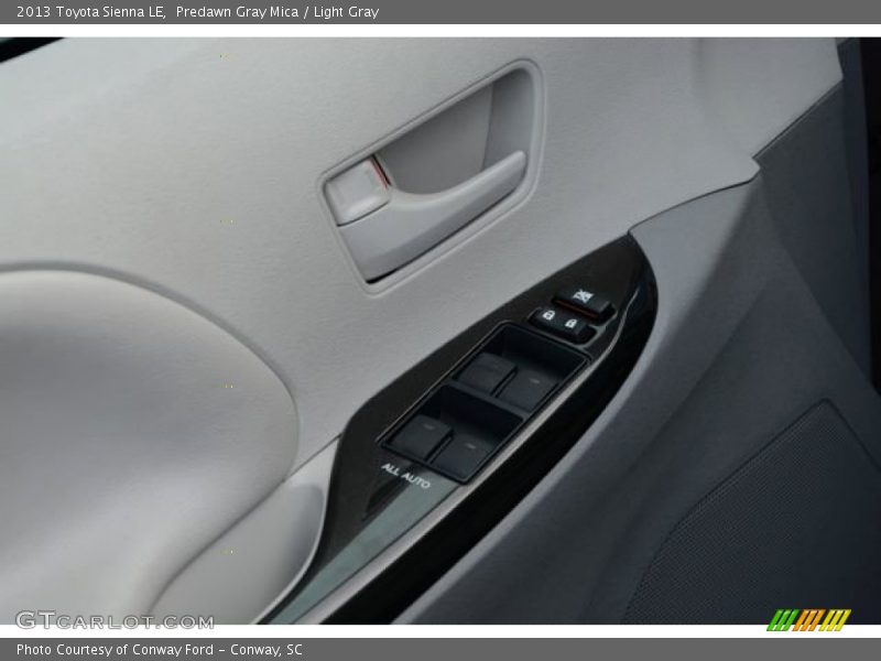 Predawn Gray Mica / Light Gray 2013 Toyota Sienna LE