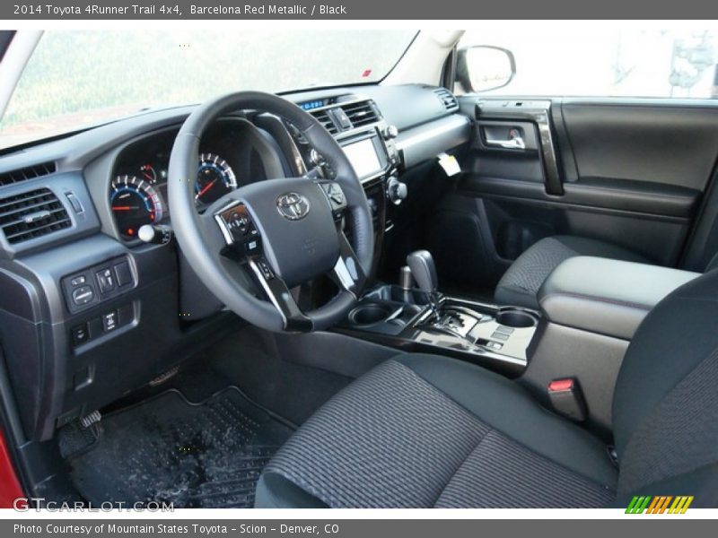 Barcelona Red Metallic / Black 2014 Toyota 4Runner Trail 4x4