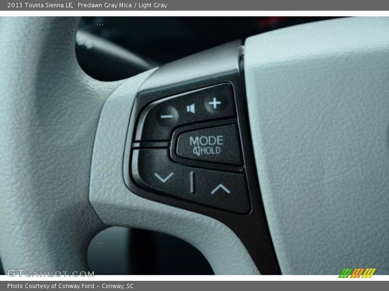 Predawn Gray Mica / Light Gray 2013 Toyota Sienna LE