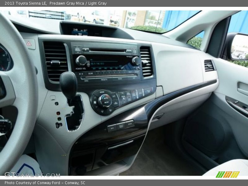 Predawn Gray Mica / Light Gray 2013 Toyota Sienna LE