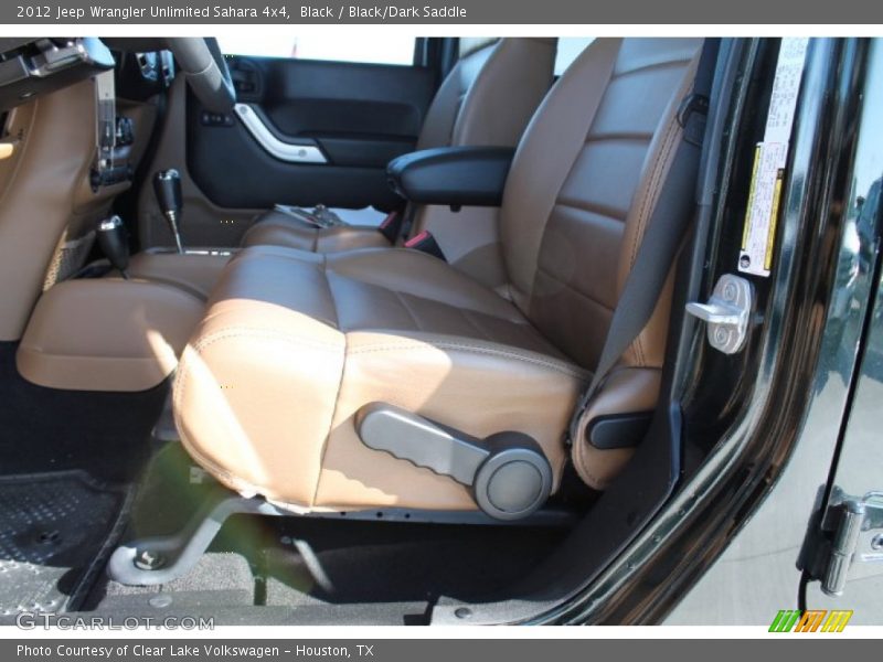 Black / Black/Dark Saddle 2012 Jeep Wrangler Unlimited Sahara 4x4