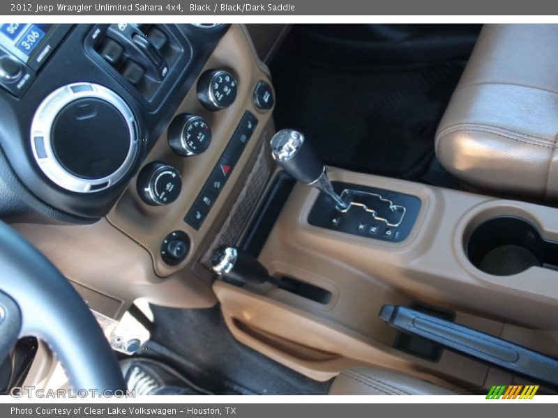 Black / Black/Dark Saddle 2012 Jeep Wrangler Unlimited Sahara 4x4