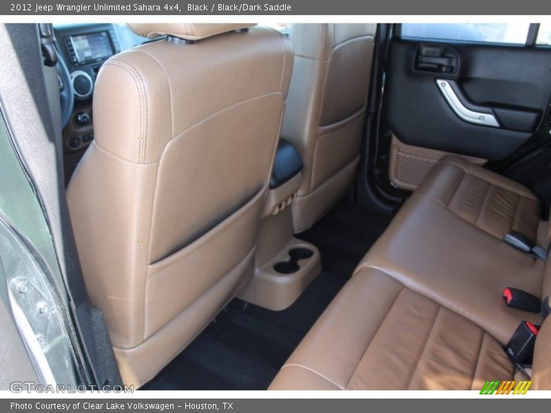 Black / Black/Dark Saddle 2012 Jeep Wrangler Unlimited Sahara 4x4