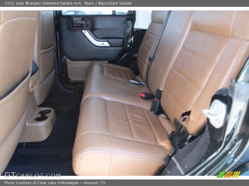 Black / Black/Dark Saddle 2012 Jeep Wrangler Unlimited Sahara 4x4