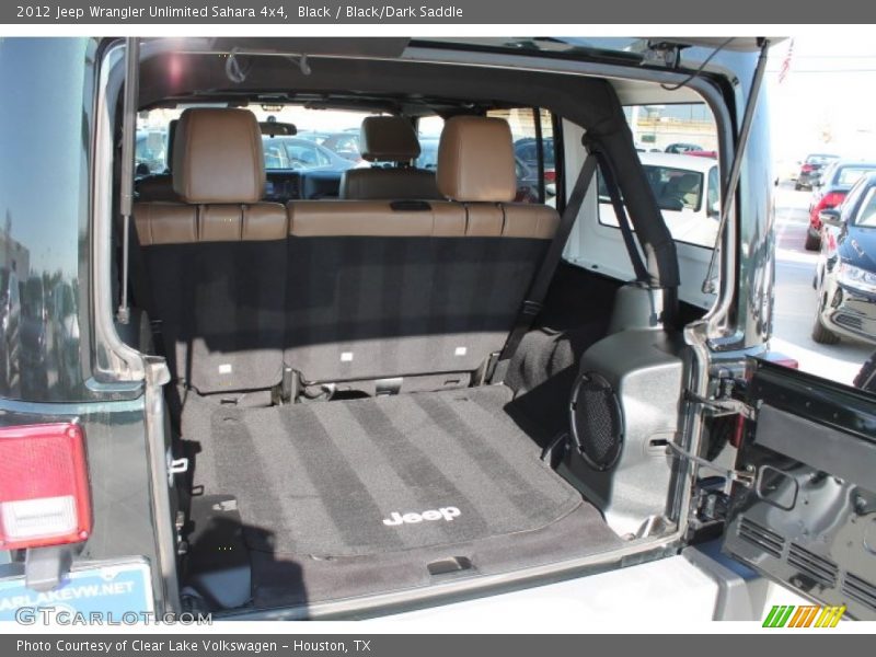 Black / Black/Dark Saddle 2012 Jeep Wrangler Unlimited Sahara 4x4