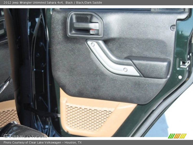 Black / Black/Dark Saddle 2012 Jeep Wrangler Unlimited Sahara 4x4