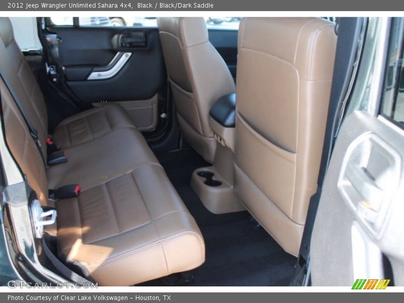 Black / Black/Dark Saddle 2012 Jeep Wrangler Unlimited Sahara 4x4