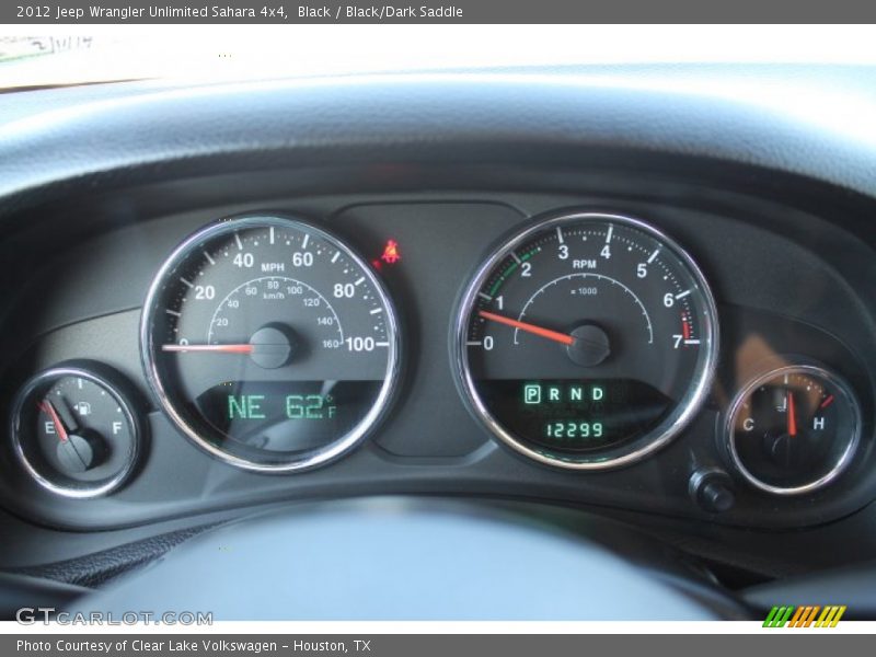 Black / Black/Dark Saddle 2012 Jeep Wrangler Unlimited Sahara 4x4