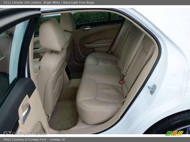 Bright White / Black/Light Frost Beige 2011 Chrysler 300 Limited