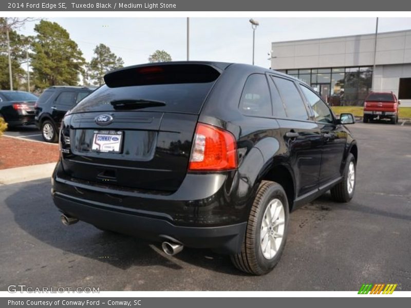 Tuxedo Black / Medium Light Stone 2014 Ford Edge SE