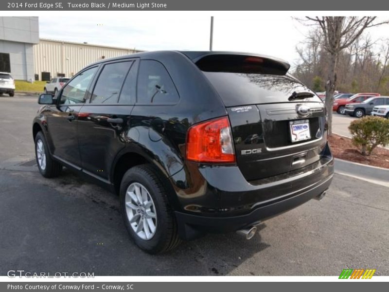 Tuxedo Black / Medium Light Stone 2014 Ford Edge SE