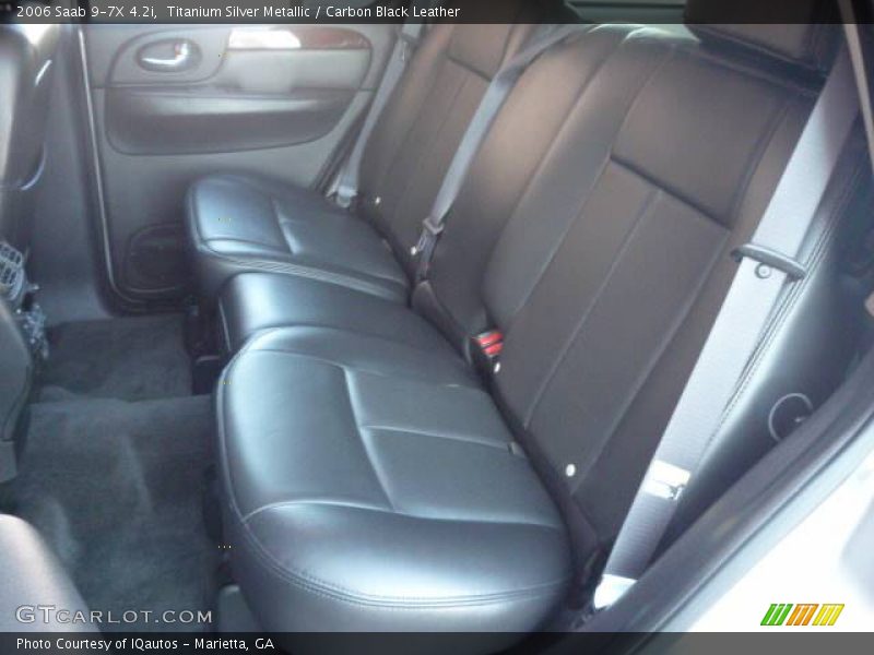Titanium Silver Metallic / Carbon Black Leather 2006 Saab 9-7X 4.2i