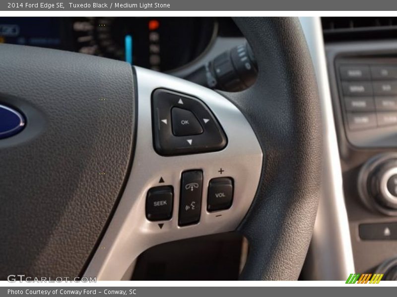 Tuxedo Black / Medium Light Stone 2014 Ford Edge SE