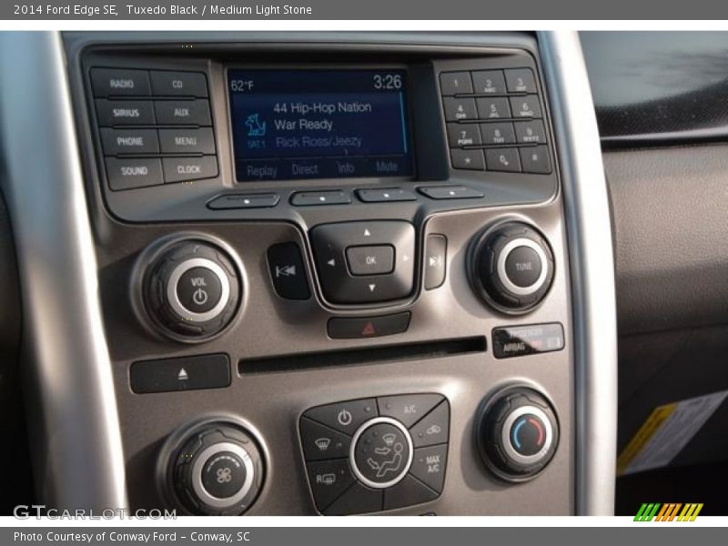 Tuxedo Black / Medium Light Stone 2014 Ford Edge SE
