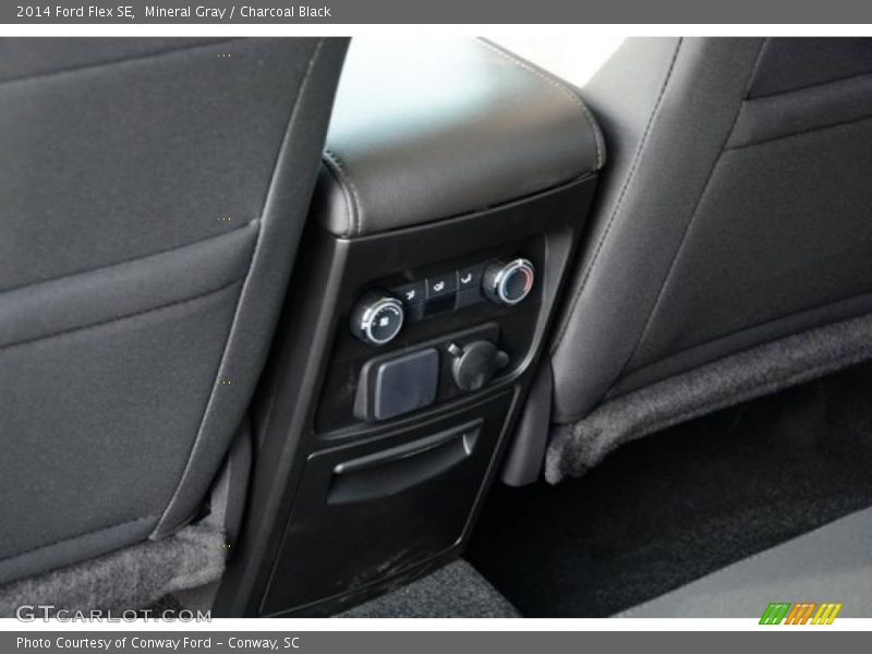 Mineral Gray / Charcoal Black 2014 Ford Flex SE