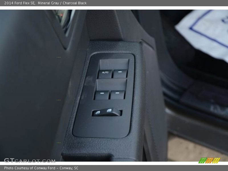 Mineral Gray / Charcoal Black 2014 Ford Flex SE