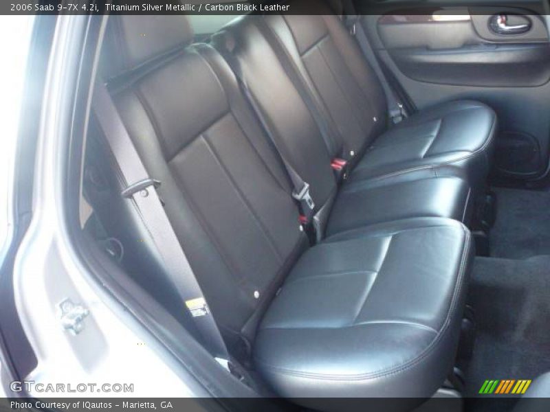 Titanium Silver Metallic / Carbon Black Leather 2006 Saab 9-7X 4.2i