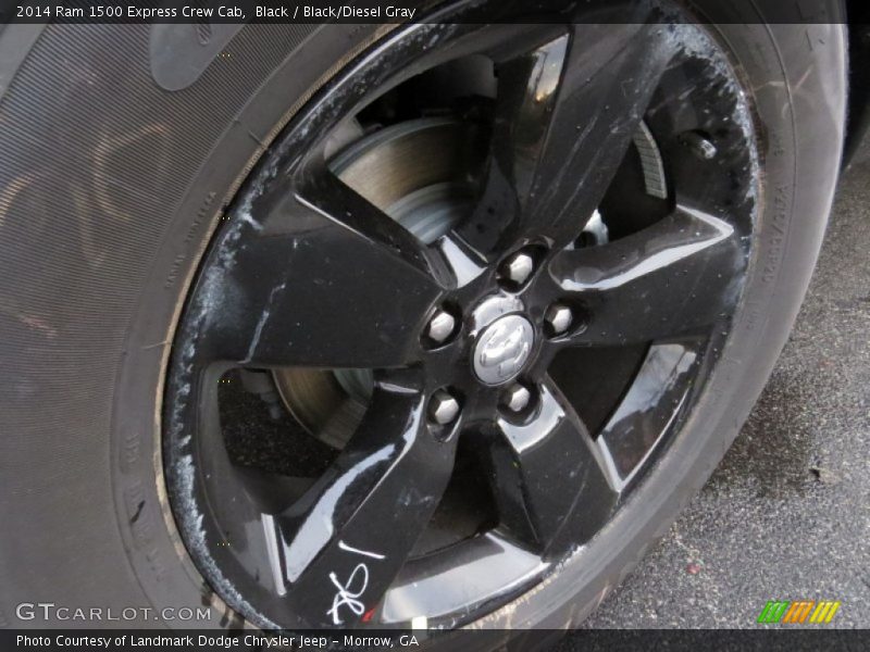 Black / Black/Diesel Gray 2014 Ram 1500 Express Crew Cab