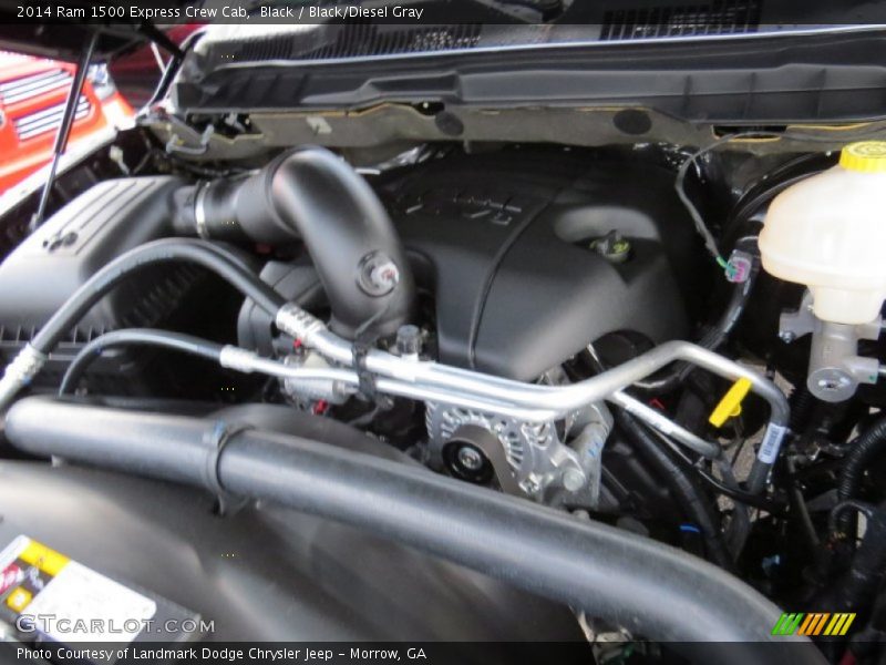 Black / Black/Diesel Gray 2014 Ram 1500 Express Crew Cab