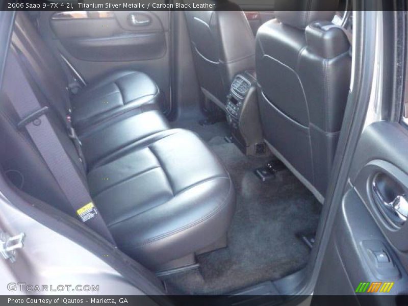Titanium Silver Metallic / Carbon Black Leather 2006 Saab 9-7X 4.2i