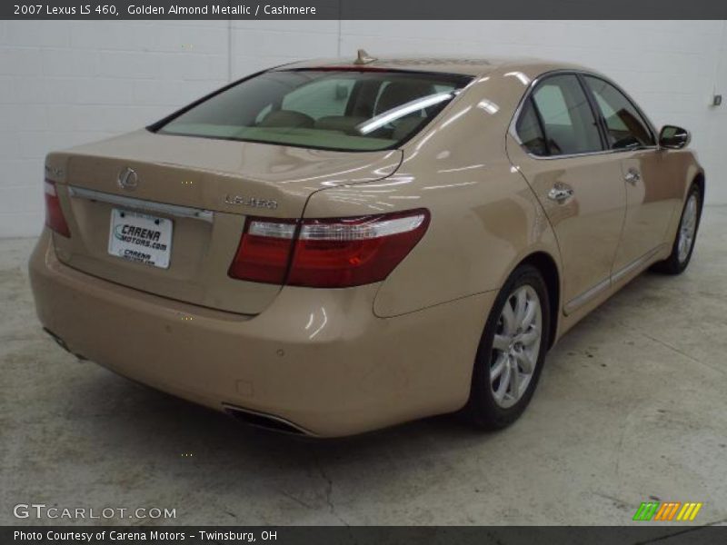 Golden Almond Metallic / Cashmere 2007 Lexus LS 460