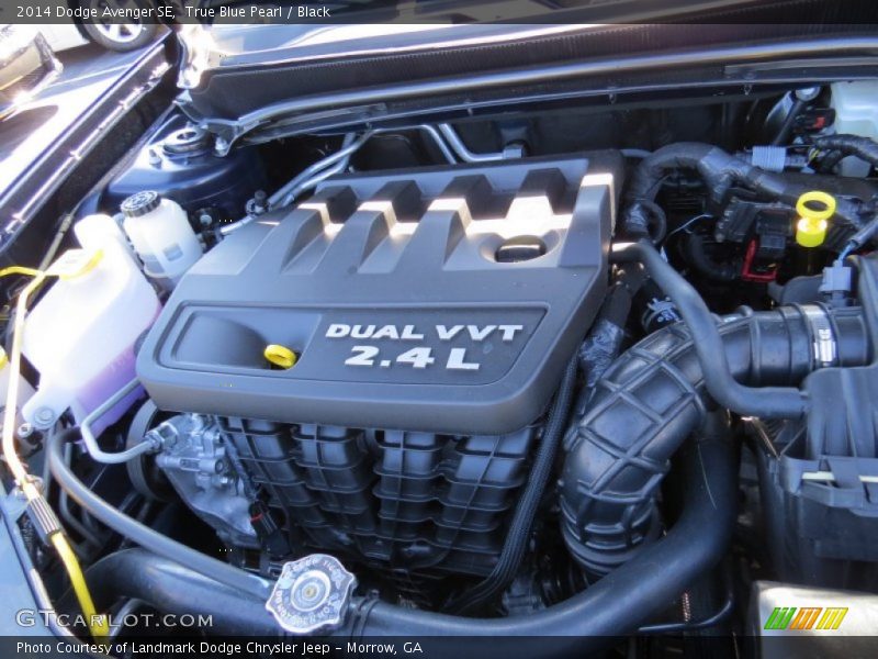 True Blue Pearl / Black 2014 Dodge Avenger SE