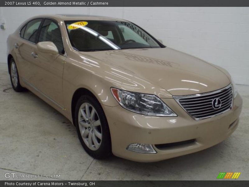 Golden Almond Metallic / Cashmere 2007 Lexus LS 460