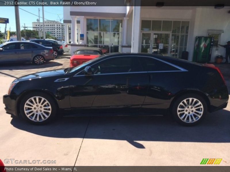 Black Raven / Ebony/Ebony 2012 Cadillac CTS Coupe