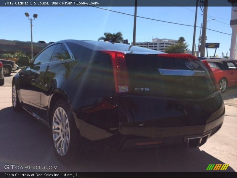 Black Raven / Ebony/Ebony 2012 Cadillac CTS Coupe