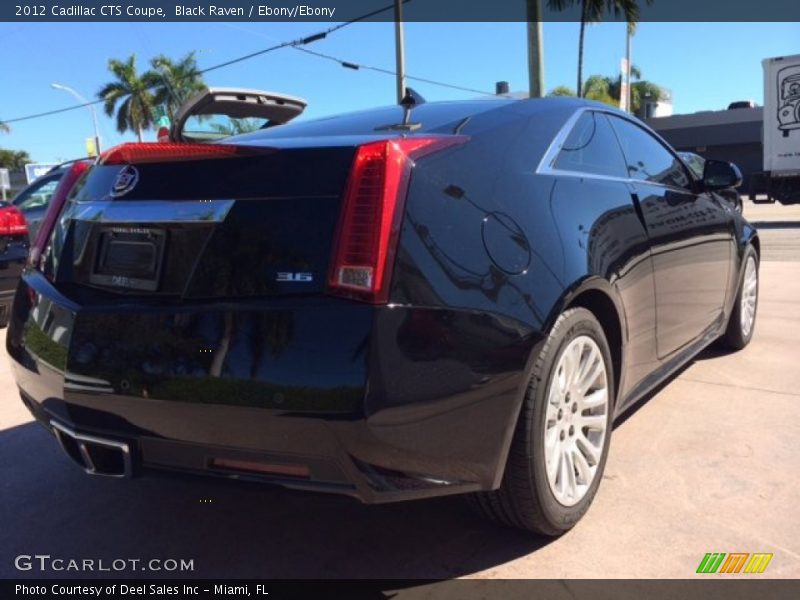 Black Raven / Ebony/Ebony 2012 Cadillac CTS Coupe