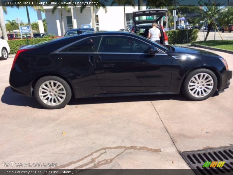 Black Raven / Ebony/Ebony 2012 Cadillac CTS Coupe